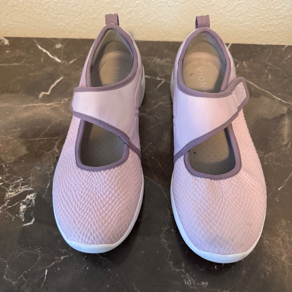 Vionic Sonnet Mauve Pink Mary Jane Walking Sneakers Shoes ASR1692 Womens 10 - Picture 3 of 7